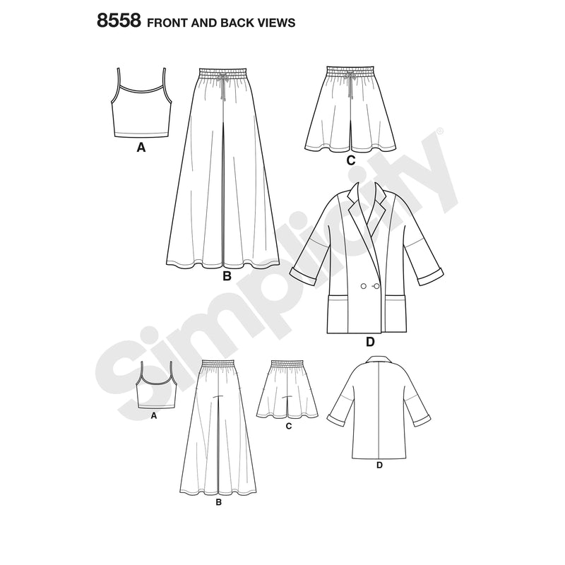 Simplicity Mimi G sewing pattern 8558 (British brand)