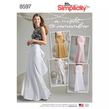 John Lewis Simplicity Special Occasion Skirts Sewing Pattern 8597- Buy online at McGrocer