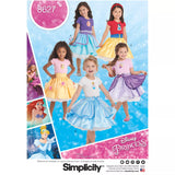 John Lewis Simplicity Children's Disney Princess Skirts Sewing Pattern 8627, Size 3-8- Buy online at McGrocer