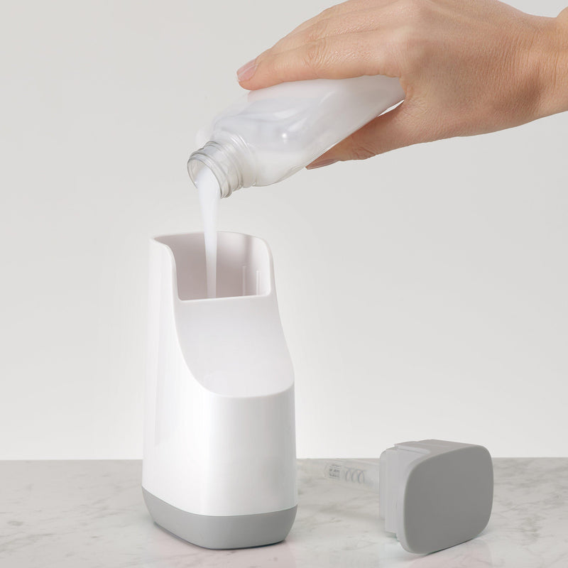Joseph Joseph slim compact soap dispenser grey 350ml, UK version