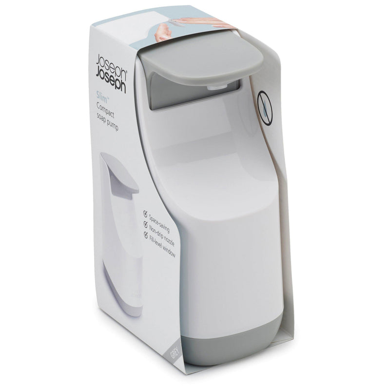 Joseph Joseph slim compact soap dispenser grey 350ml, UK version
