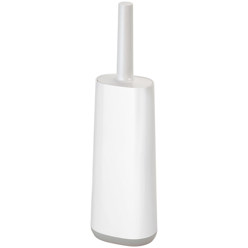 Joseph Joseph flexible silicone toilet brush with D-shaped head, grey, UK version