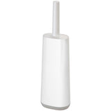 Joseph Joseph flexible silicone toilet brush with D-shaped head, grey, UK version