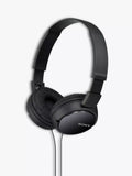 Sony MDR-ZX110AP on-ear headphones black, UK version