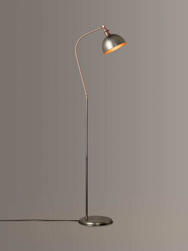 John Lewis Baldwin floor lamp antique brass finish (British brand)
