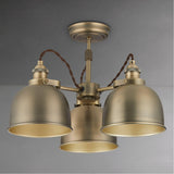 John Lewis Baldwin semi flush ceiling light antique finish - British product