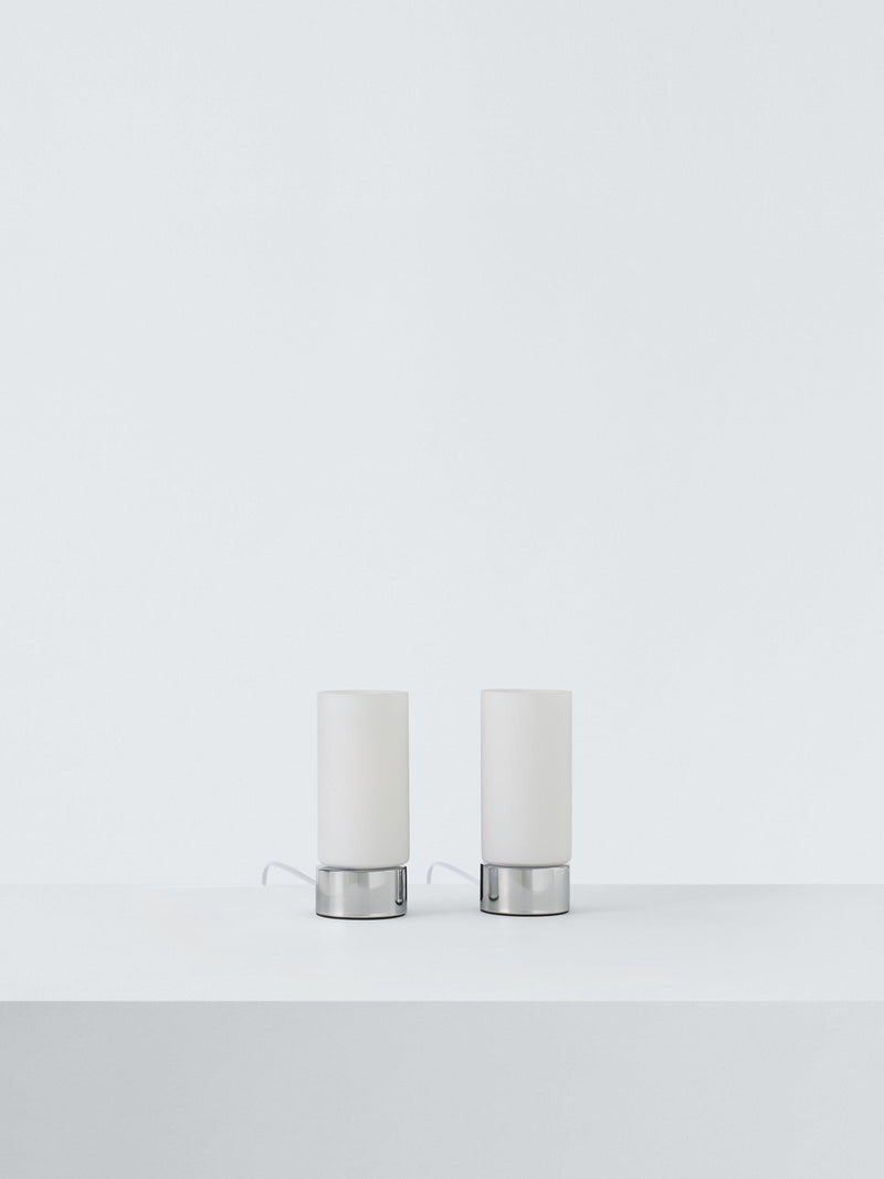 John Lewis Cara glass touch lamps set of 2, UK version