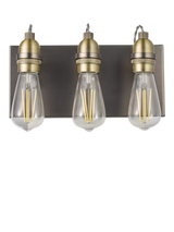 John Lewis John Lewis Bistro 3 Arm Wall Light, Antique Brass- Buy online at McGrocer
