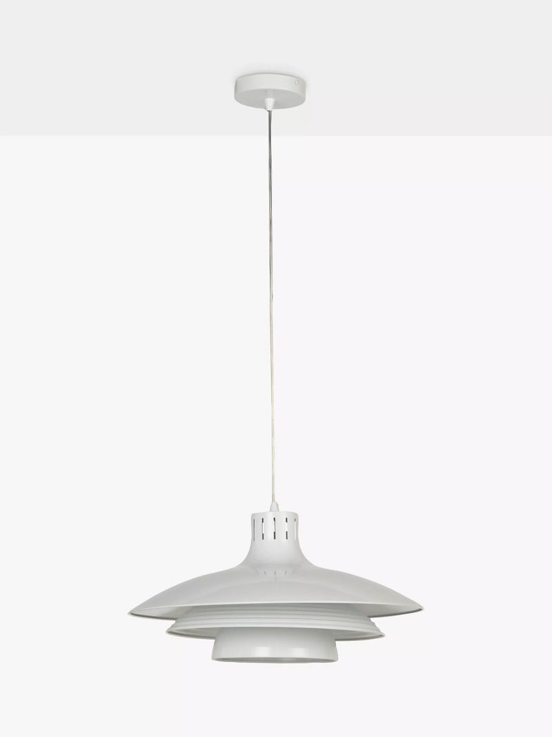 John Lewis Stockholm pendant light white finish, imported from the UK