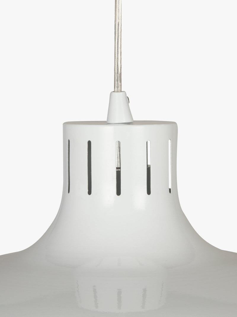 John Lewis Stockholm pendant light white finish, imported from the UK