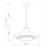 John Lewis Stockholm pendant light white finish, imported from the UK