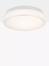 John Lewis John Lewis Miles LED Flush Ceiling Light, White- Buy online at McGrocer