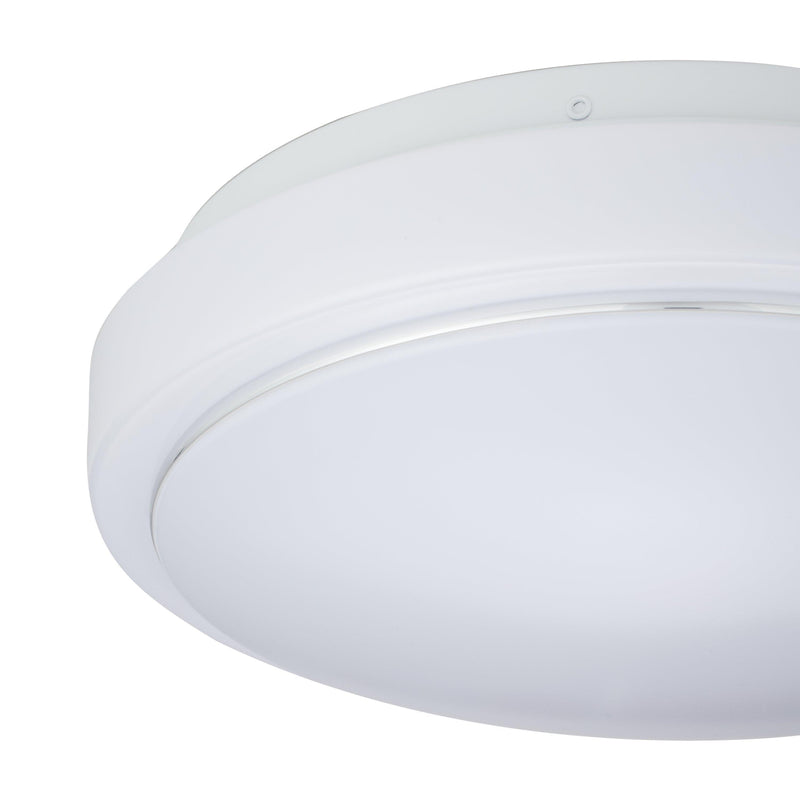 John Lewis LED flush ceiling light white 25cm, imported from the UK