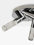 John Lewis Oslo chrome bathroom ceiling light 3 arms LED H16x22cm (British brand)