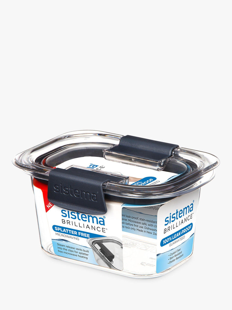 Sistema Brilliance 380ml leak-proof container, imported from the UK