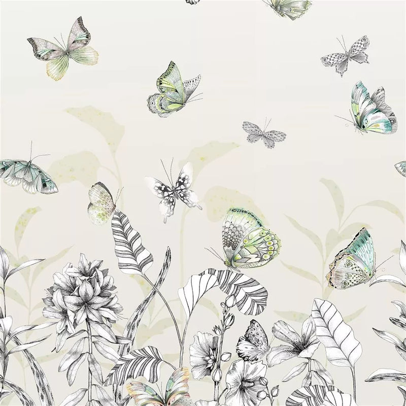 Designers Guild Papillons wallpaper panel set 4.2m² - British product