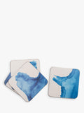 Rick Stein coasters set of 4 blue and white (British brand)