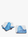 Rick Stein coasters set of 4 blue and white (British brand)