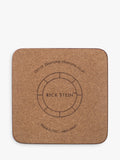 Rick Stein coasters set of 4 blue and white (British brand)