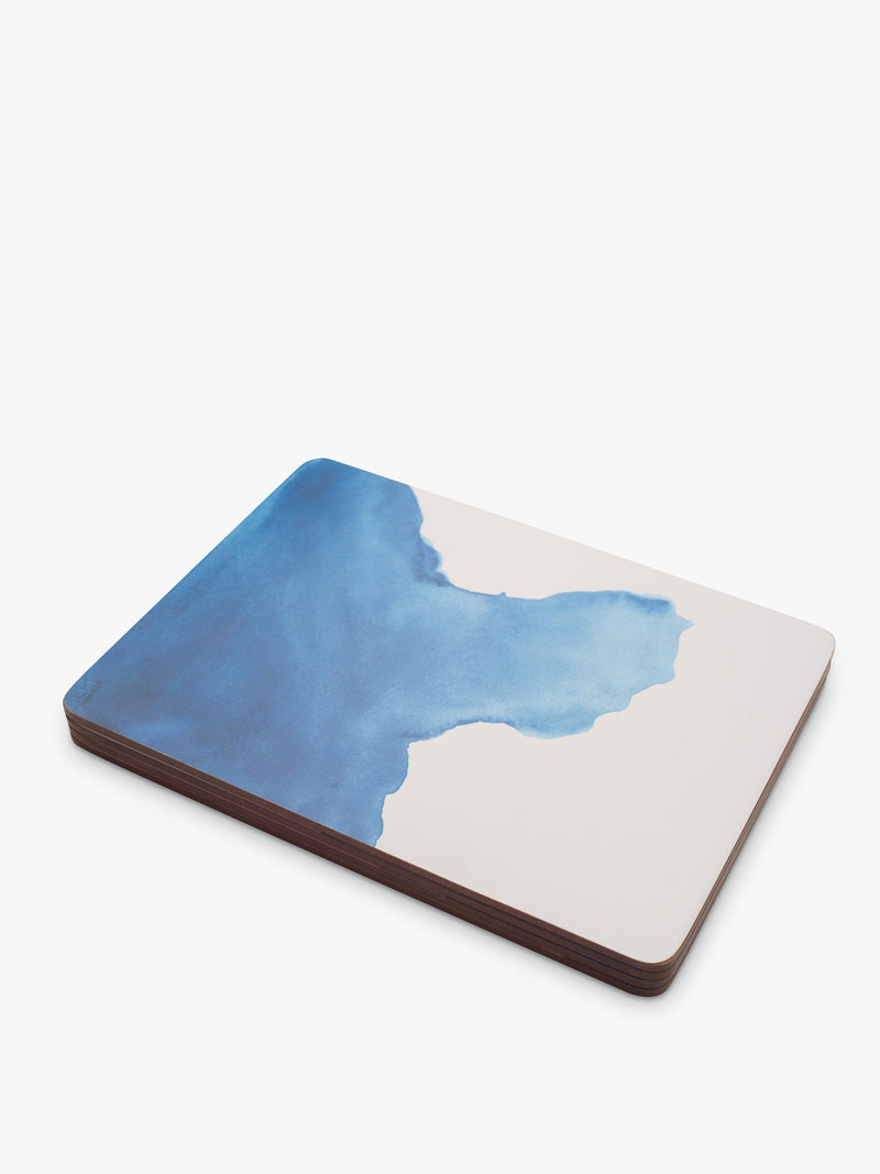 Rick Stein Coves of Cornwall placemats Blue/White set of 4 - British product