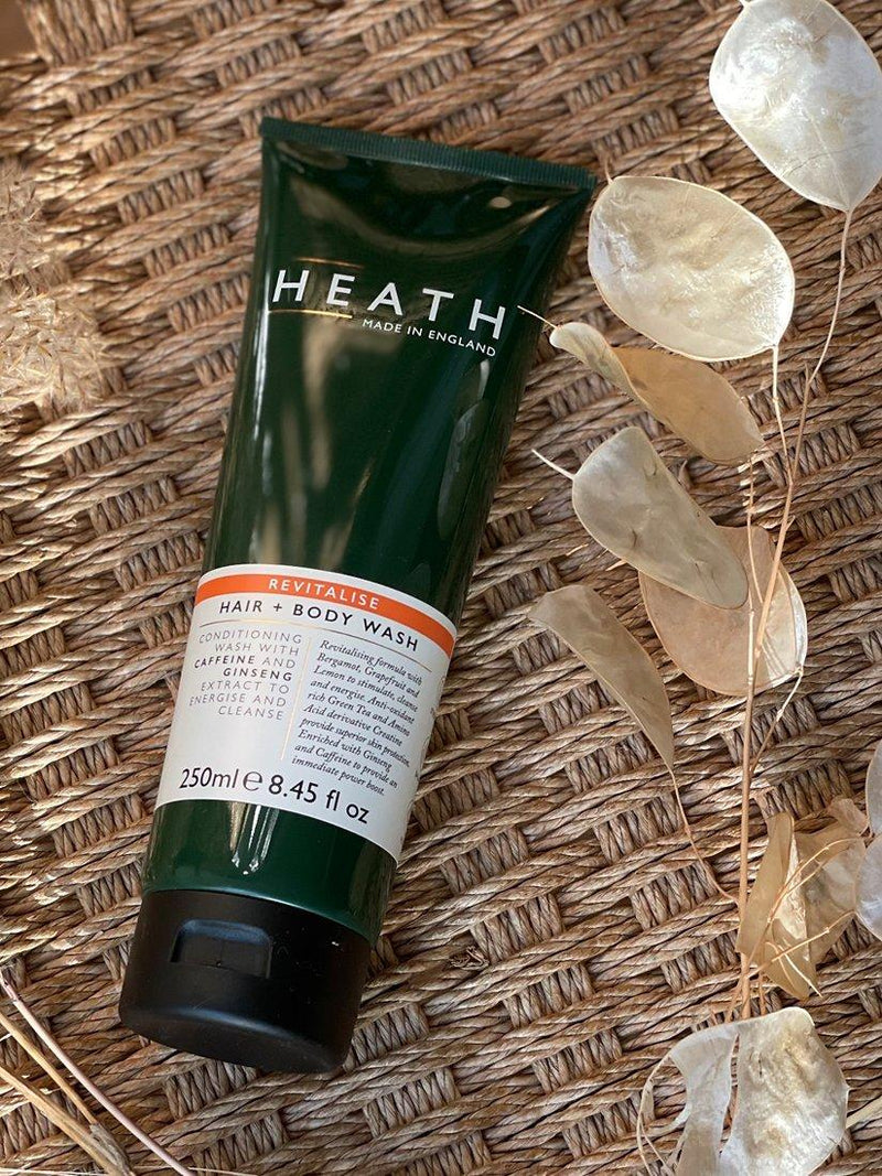 Heath Revitalise hair and body wash 250ml, UK version
