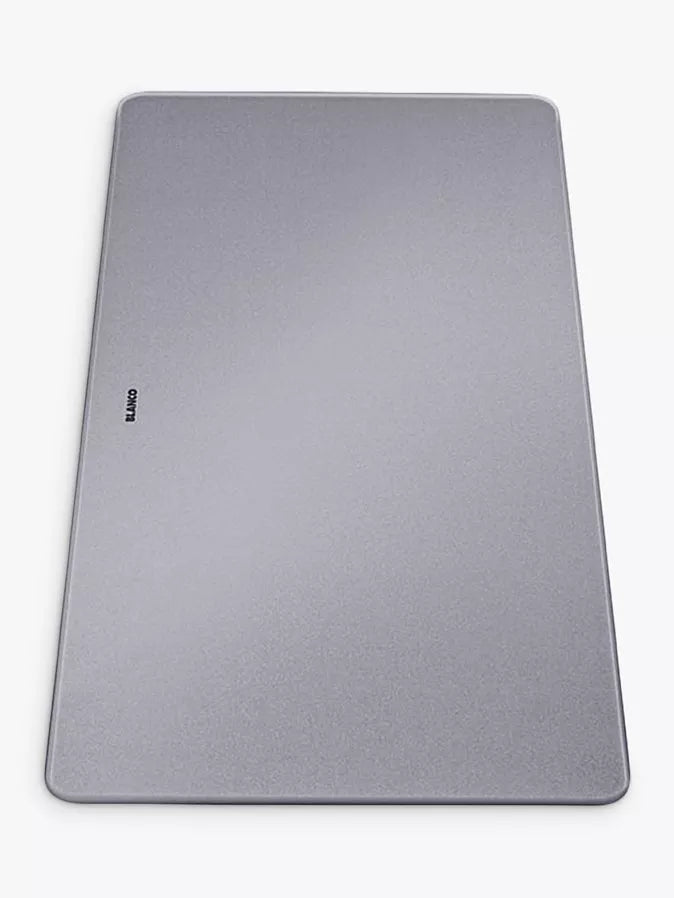 BLANCO glass chopping board silver 43cm - British product