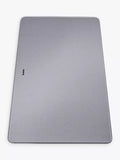 BLANCO glass chopping board silver 43cm - British product