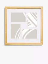 John Lewis John Lewis Square Photo Frame & Mount for 4 Photos, 4 x 6 (10 x 15cm) FSC-Certified Oak Photo Frame- Buy online at McGrocer
