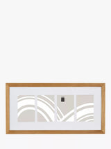 John Lewis John Lewis Photo Frame & Mount for 4 Photos, 4 x 6 (10 x 15cm), FSC-Certified Oak- Buy online at McGrocer