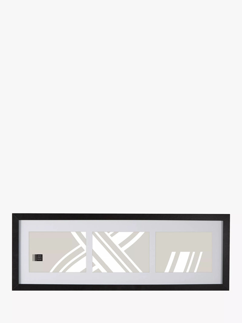 John Lewis 3 photo frame 7x5 inch black - British product