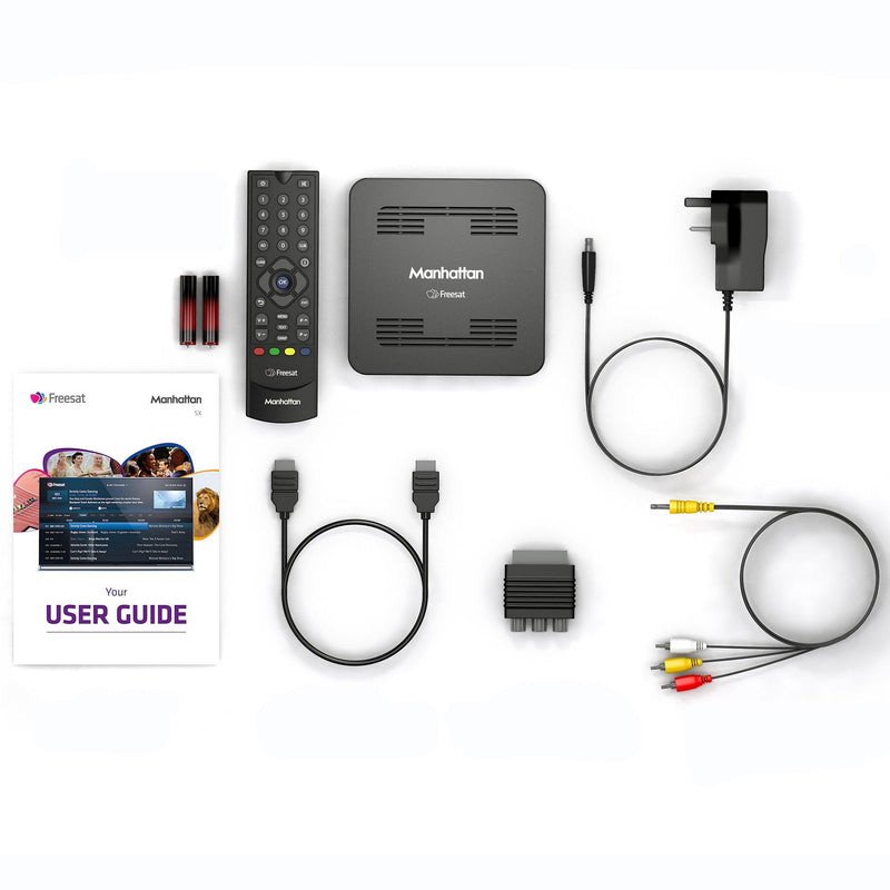 Manhattan SX Freesat HD digital receiver, imported from the UK