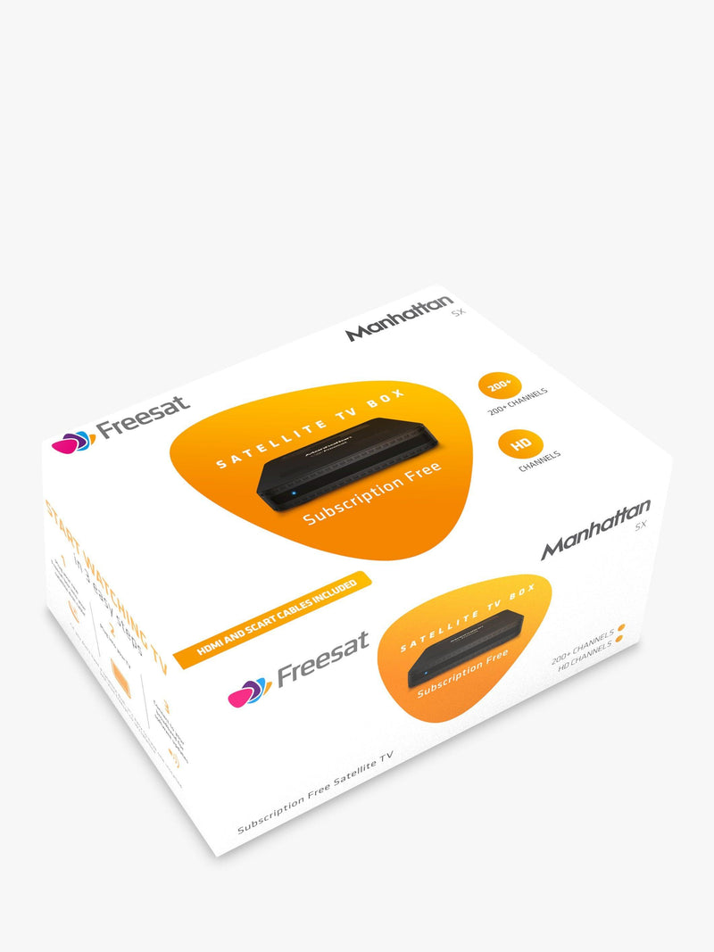 Manhattan SX Freesat HD digital receiver, imported from the UK