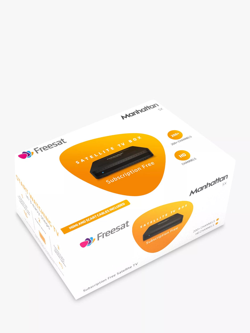 Manhattan SX Freesat HD digital receiver, imported from the UK