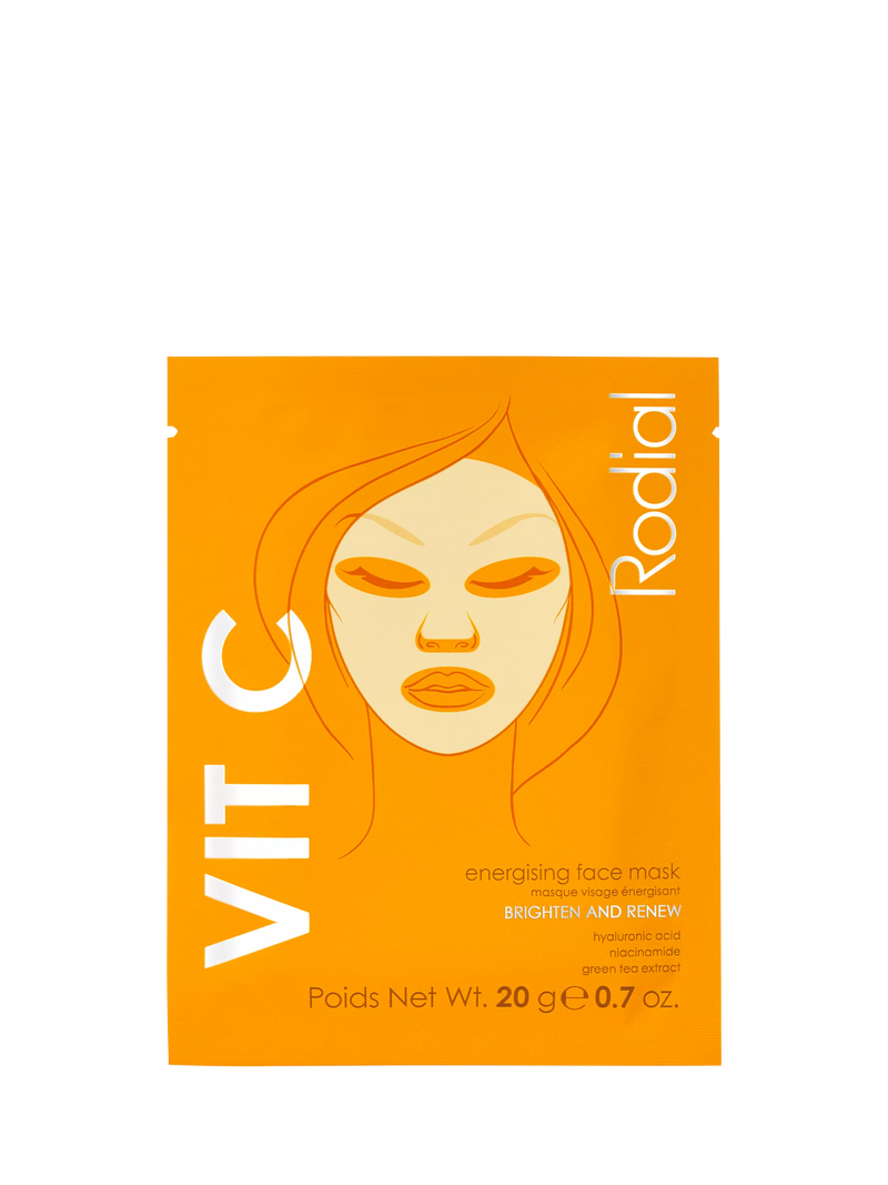 Rodial Vit C Energising sheet mask, imported from the UK