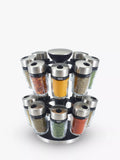 Cole & Mason filled spice rack carousel 16 jar, UK version