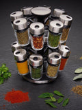Cole & Mason filled spice rack carousel 16 jar, UK version