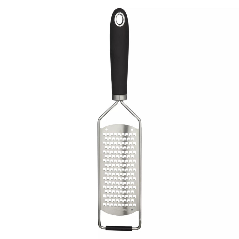 John Lewis etched stainless steel grater, UK version
