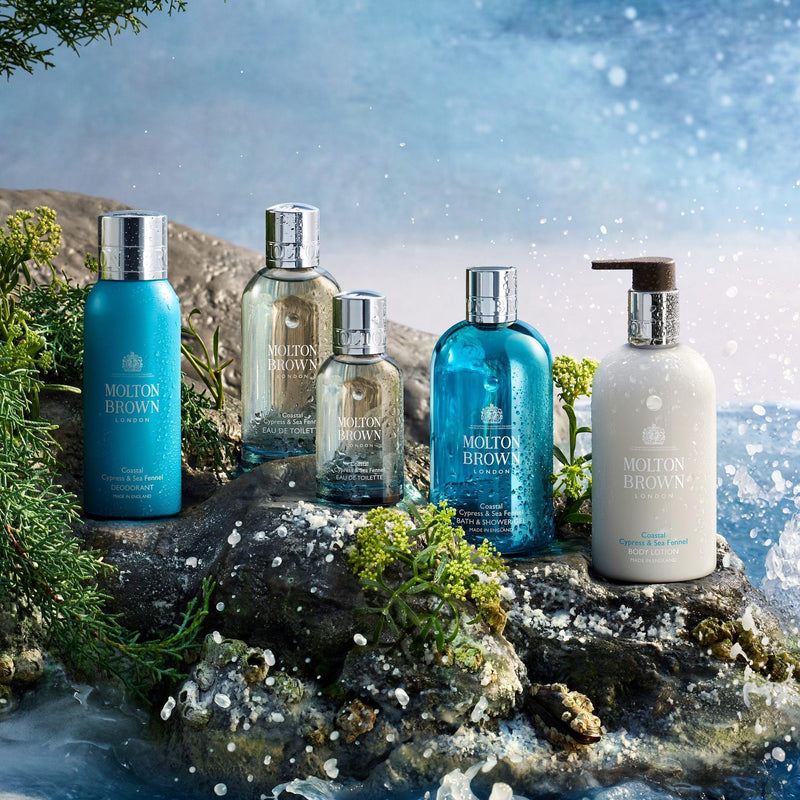 Molton Brown body lotion Coastal Cypress & Sea Fennel 300ml, imported from the UK