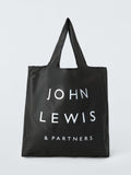 John Lewis black foldaway pouch bag, imported from the UK