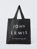 John Lewis black foldaway pouch bag, imported from the UK