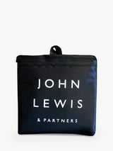 John Lewis John Lewis Black Foldaway Pouch Bag Tote H47 x W46cm- Buy online at McGrocer