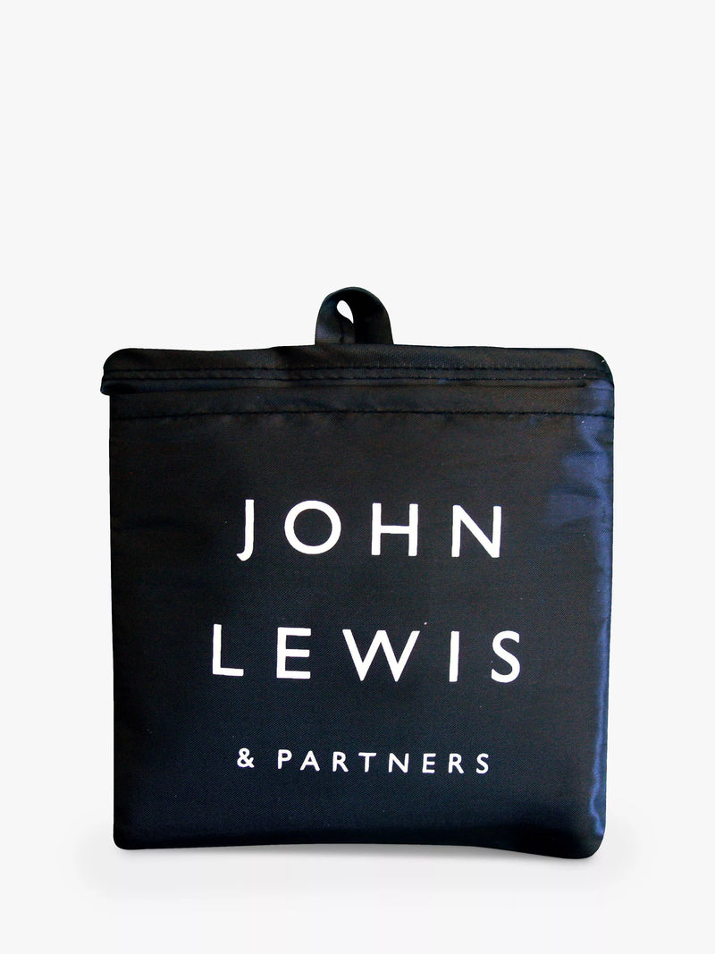 John Lewis black foldaway pouch bag, imported from the UK