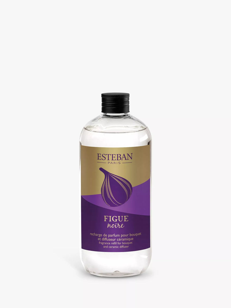 Esteban Figue Noire reed diffuser refill 500ml - British product
