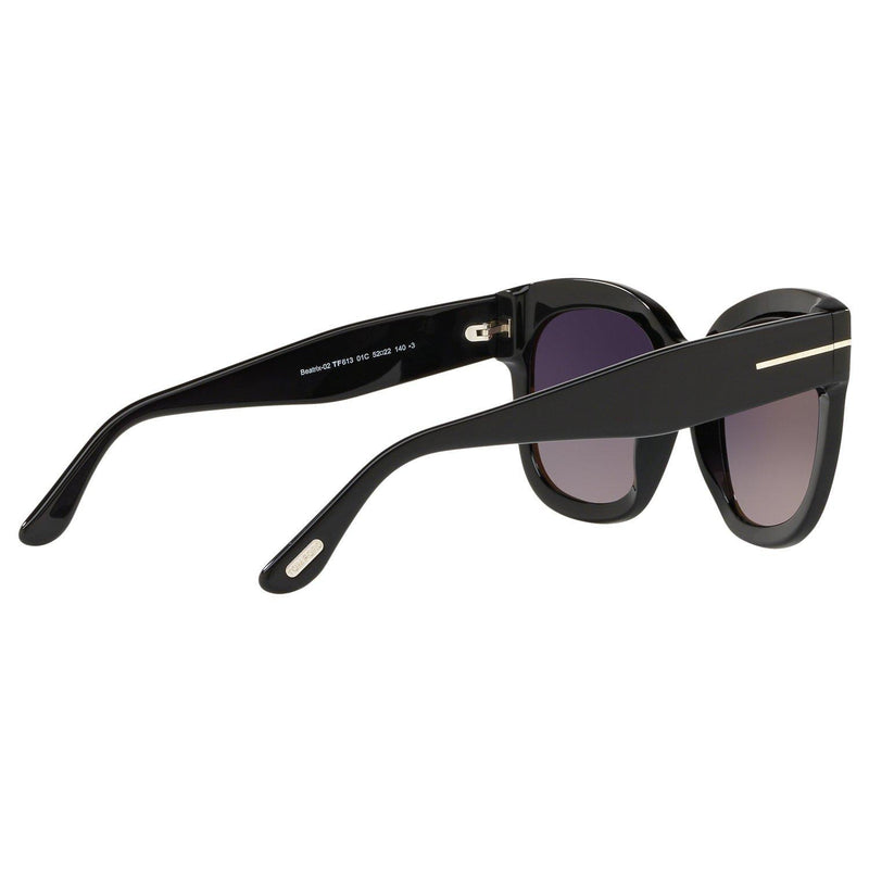 TOM FORD Beatrix-02 square sunglasses mirrored grey lenses, UK version