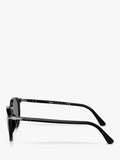Persol oval sunglasses with dark glass lenses (British brand)