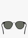 Persol oval sunglasses with dark glass lenses (British brand)