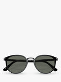 Persol oval sunglasses with dark glass lenses (British brand)