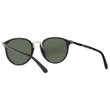Persol oval sunglasses with dark glass lenses (British brand)