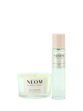 NEOM Wellbeing London day and night gift set with candle and mist, UK version