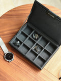 Stackers lidded cufflink storage box (British brand)